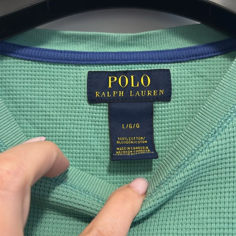 Polo Ralph Lauren thermal waffle shirt